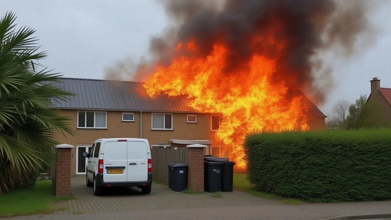 Grote brand verwoest schuur in Drenthe: NL-Alert uitgezonden vanwege rookwolk